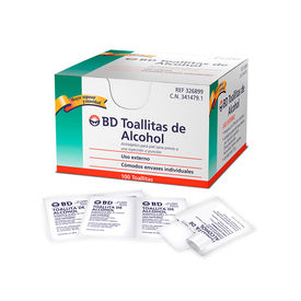 TOALLITAS BD ALCOH ANTISEPT C/100