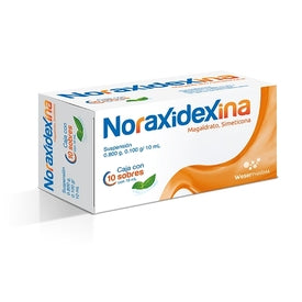 NORAXIDEXINA .800/.100G 10SB 10ML
