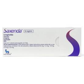 SAXENDA 6 MG SOL INY PLUM 1X3 ML
