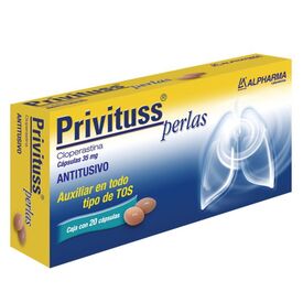 PRIVITUSS 35MG PERLAS C20