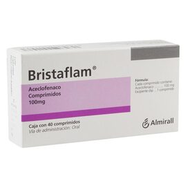 BRISTAFLAM 100 MG 40 CPR