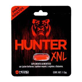 HUNTER XNL 500 MG SUP ALIM 1 CAPS