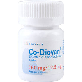 CO-DIOVAN 160/12.5MG 14 GRAG
