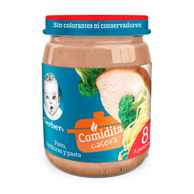 GERBER 3A E VERD C/PAVO Y PASTA170G