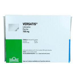 VERSATIS 700MG 3SOB 5 PARCHES