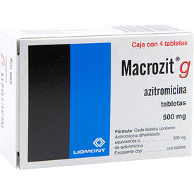 MACROZIT G 500 MG 4 TAB