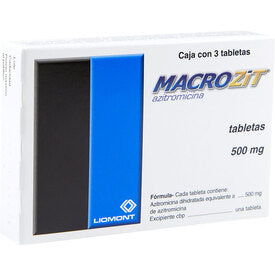 MACROZIT 500 MG 3 TAB