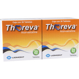 THOREVA 20 MG 30 TAB DUAL