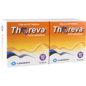 THOREVA 40 MG 28 TAB DUAL