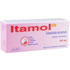 SUBSAL DE BISMU 262MG 24TAB LGEN