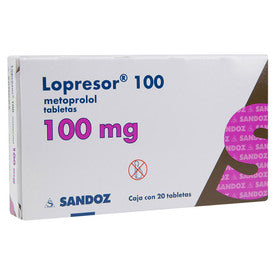 LOPRESOR 100 MG 20 GRAG