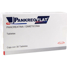 PANKREOFLAT 170/80 MG 30 TAB