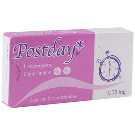 POSTDAY 0.75 MG 2 CPR