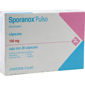 SPORANOX PULSO 100 MG 28 CAPS