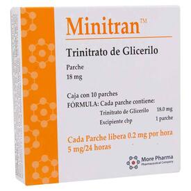 MINITRAN 18MG 5MG/24HRS 10 PARCH