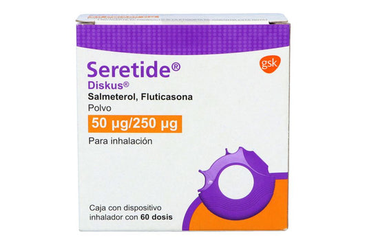 SERETIDE-DIS 50/250MG 60 DOSIS