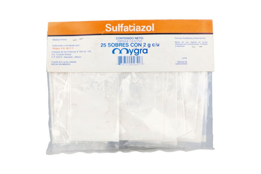 SULFATIAZOL MYGRA 2G 25 SB PVO