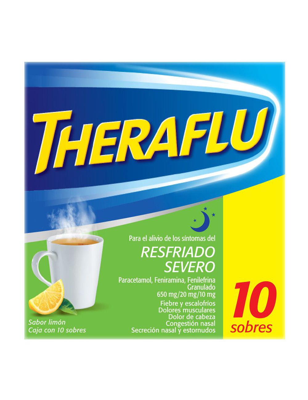 THERAFLU EXVERDE 10MG 10SB ECONPACK