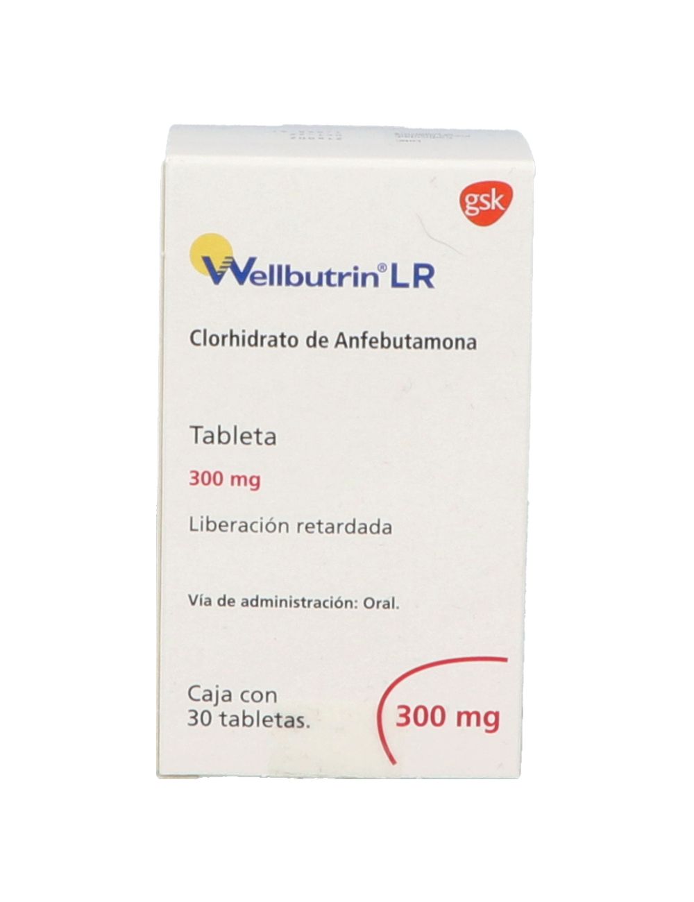 WELLBUTRIN LR 300 MG 30 TAB