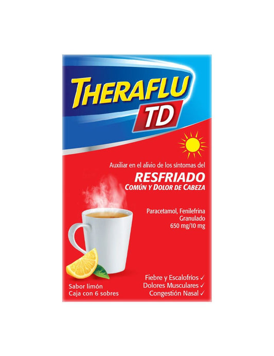 THERAFLU EXROJO 10 MG 6 SB